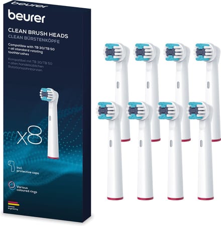 Beurer opzetbostels - compatibel met Oral-B*- 8 Stuks