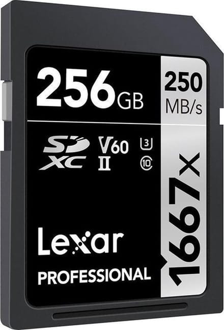 Lexar Professional SILVER 1667x - 250MB/s - 256GB