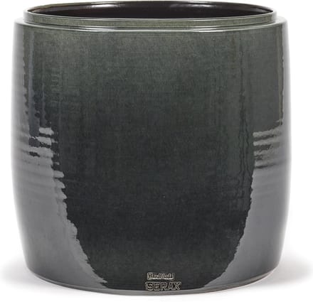 Serax - Glazed shades - Bloempot M - Donkergrijs - 34 Ø