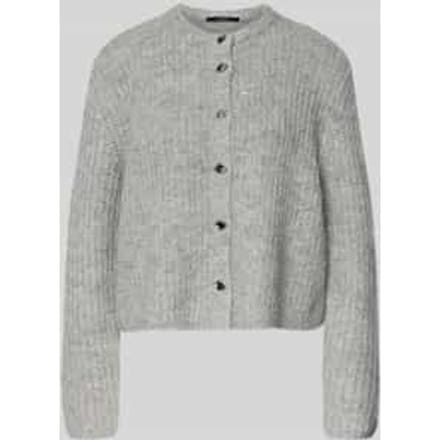 Regular fit gebreid jack met wol Model 'TIAH'