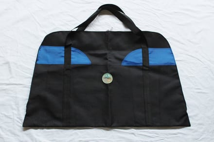 Recycle droogpak tas | Procean | Zwart - blauw - donkerrood