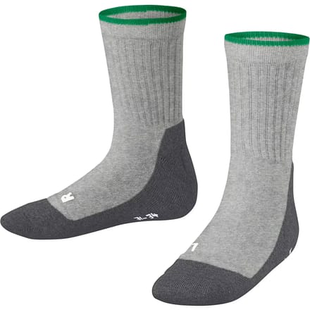 FALKE Active Everyday dun ademend katoen functioneel materiaal sokken kinderen grijs - maat 35-38