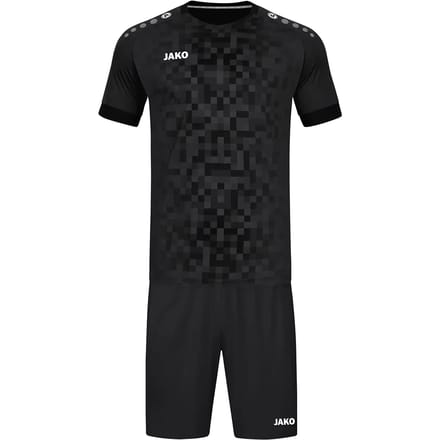 Jako Pixel Shirt Korte Mouw Heren - Zwart | Maat: M