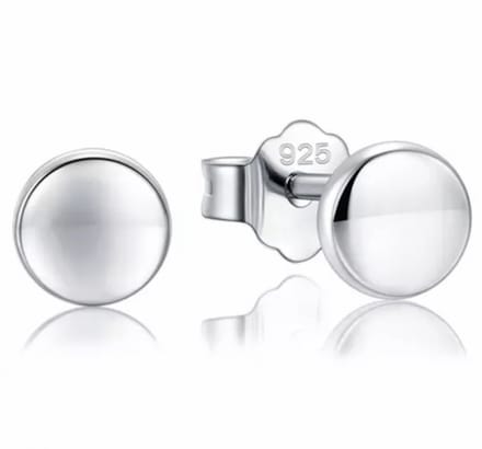 Oorbellen-Zilver-Rond-Steker
