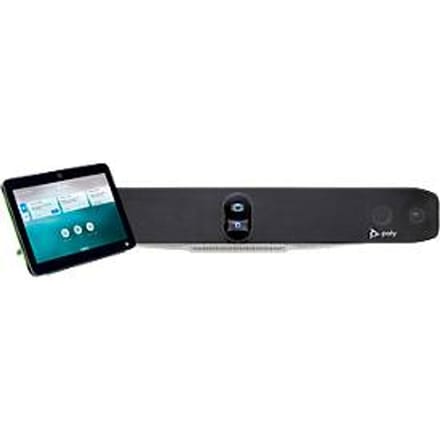 Poly All-In-One videobar Studio X70, 4K Ultra HD-video, TC10-controllerkit, voor ruimtes tot 55 m²