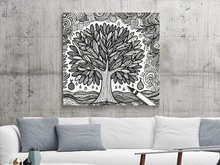 Kunstprint | Wanddecoratie | Forex | 75 × 75 cm