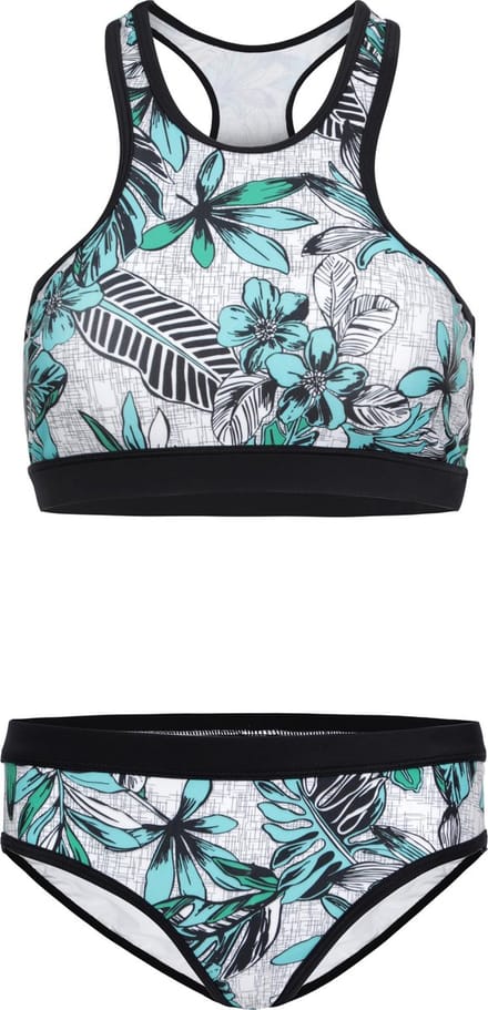 Bikini sport basic Jungle bloemen 152-158