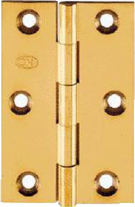 DX Messing Deurscharnier 612 - 60 x 50 mm