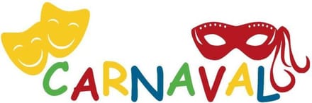 Raamsticker Carnaval silhouet masker herbruikbaar | Rosami