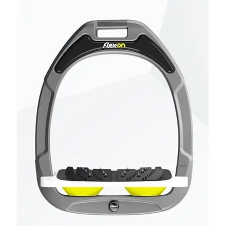 Inklined Ultra Grip Aluminium/Wit/Geel Flex-On Green Composite