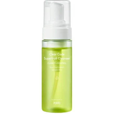 Purito, Clear Code Super Fruit Cleanser, 5.07 fl oz (150 ml) white