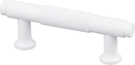Handgreep Wit - diamond cut - 64mm/98mm