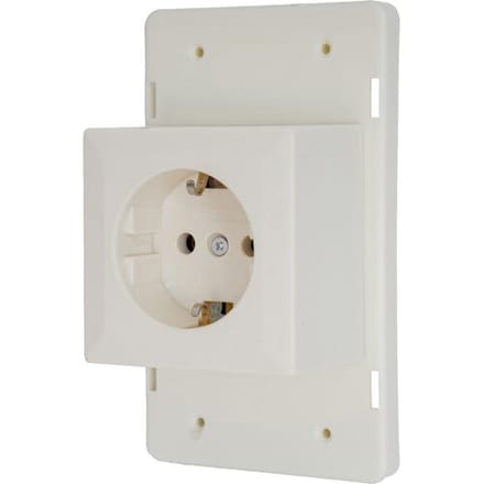 Power Deksel contactdoos 1-voudig