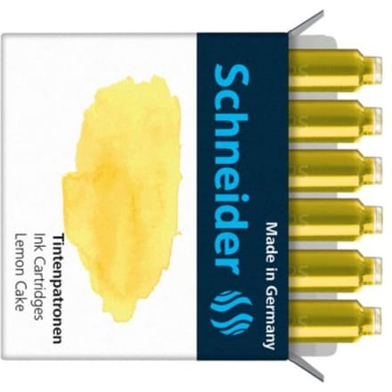 Schneider inktpatronen - pastel Lemon cake - doos 6 stuks - S-166125