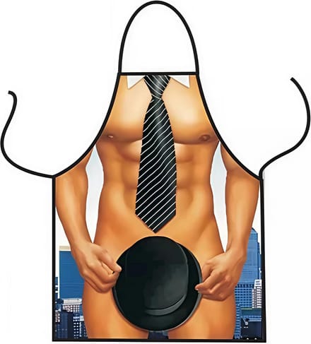 Grappig kookschort en barbecueschort voor heren - 73x57 cm