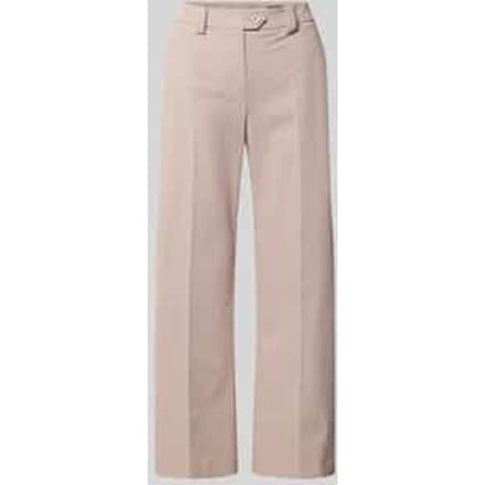 slim fit broek met persplooien