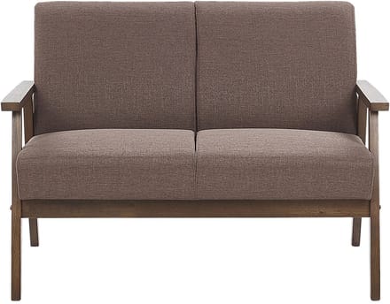 ASNES - Tweezitsbank - Bruin - Polyester