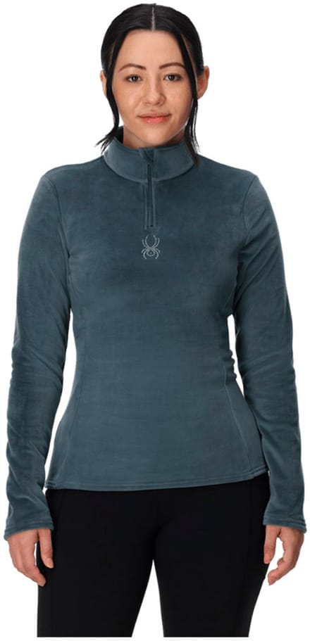 Spyder Shimmer Bug Fleece Met Halve Rits Blauw M Vrouw