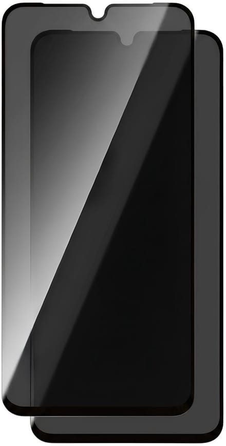 3mk, Screenprotector Gehard Glas geschikt voor Galaxy A26 5G Anti-spy, Transparant zwart