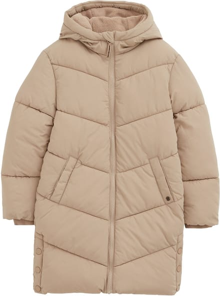 WE Fashion Meisjes lange pufferjas