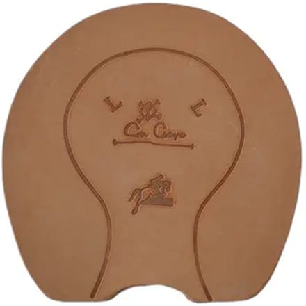 Semelles met gesloten leerijzer Con Cuero