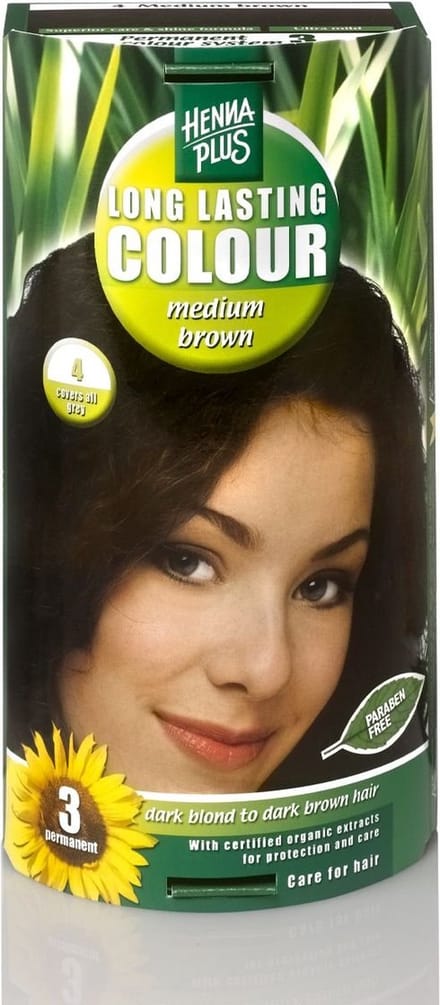 HennaPlus - Long Lasting Colour - Long-lasting hair color 4 Sytě hnědá (L)