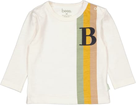 B.E.S.S. Baby Shirt B Off White maat 74