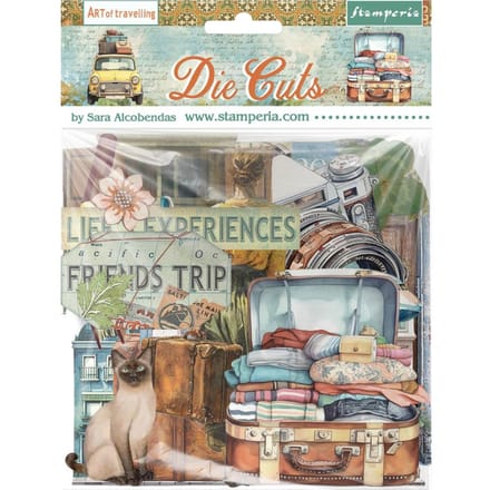Stamperia - Art of Travelling Die Cuts Assorted (37pcs) (DFLDC131)