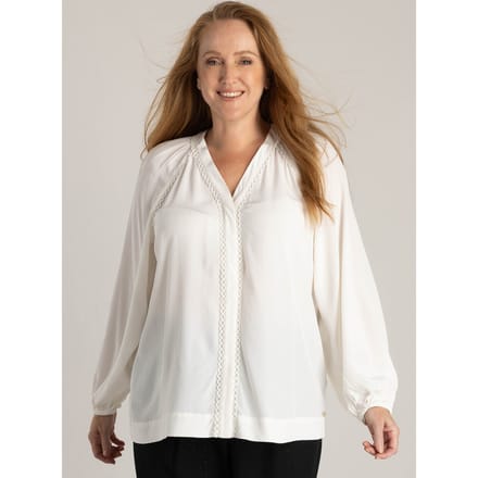 YEST CURVE Helma Tops - Winter White - maat X-0(44)