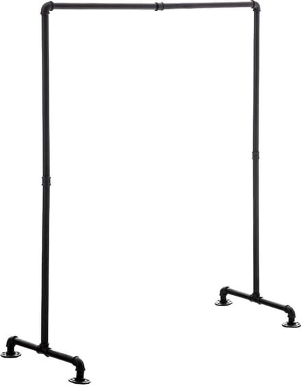 CLP Jersey - Kledingrek - metaal 120 cm/zwart
