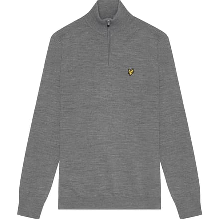 Merinowollen pullover 1/4 rits Lyle & Scott