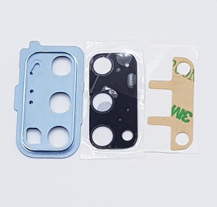 Camera Lensring Geschikt voor Samsung Galaxy S20 – Premium – Blauw