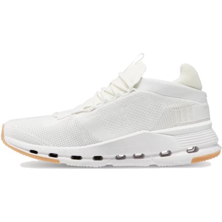 On Running Cloudnova Ongeverfd Wit (Dames) Dames Sneakers Gum 77.98486 37 white