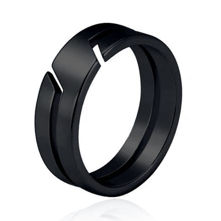 Exclusieve LGT JWLS Zwarte RVS Ring voor Heren – Moderne Stijl-20mm