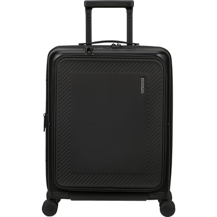 American Tourister Trolley met laptopvak Dashpop Spinner 55 / 20 Exp Frontloader True Black Zwart