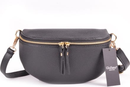 Giuliano heuptas Julia - Zwart - Dames - Made in Italy