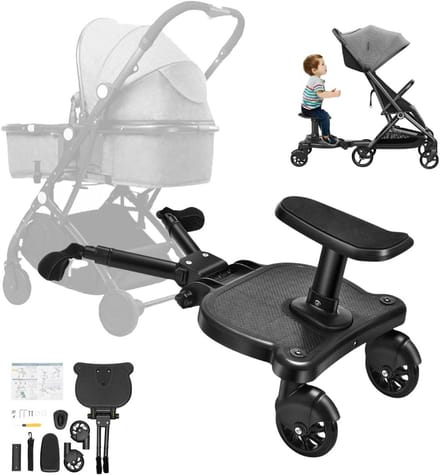 Meerijdplankje - Buggy Board voor alle Kinderwagens - buggyaccessoire