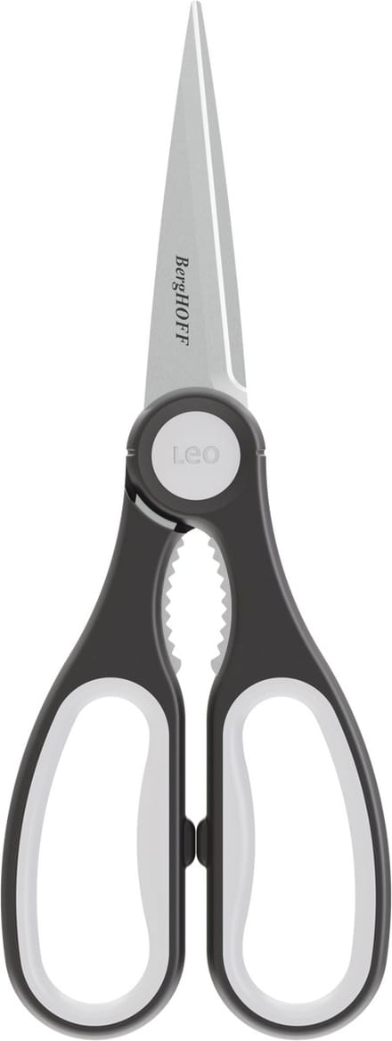 LEO Multifunctionele keukenschaar met magnetische hoes Graphite 23cm - Zwart -