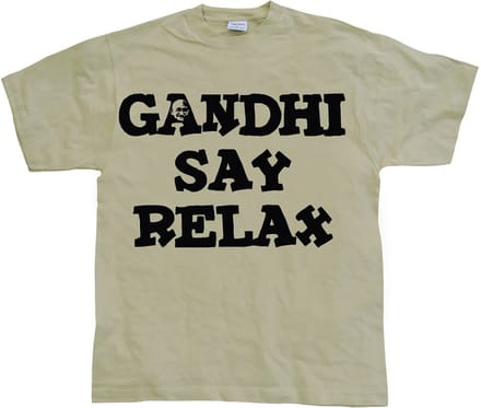 Hybris Gandhi Say Relax T-shirt SH-1-13086-H20-5