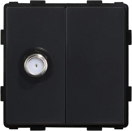 Satelliet Outlet Black Socket - Moderne Oplossing voor Stabiele Signaaloverdracht binnen