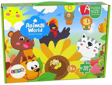 Puzzel 100 diertjes - Puzzel 100 stukken