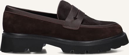 STEFANO LAURAN 12087 Loafers Dames - Instappers - Bruin - Maat 38