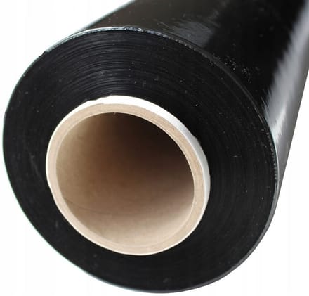 Q-CONNECT - Stretchfolie - Zwart - Supersterk - 180% Elasticiteit