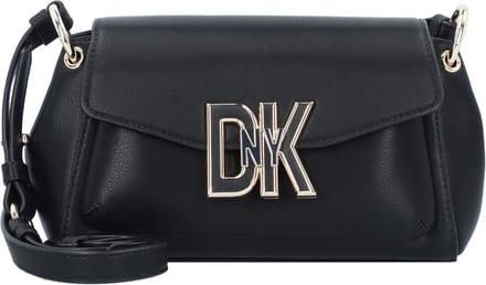 DKNY Downtown Schoudertas Leer 21 cm - Dames - blk-gold