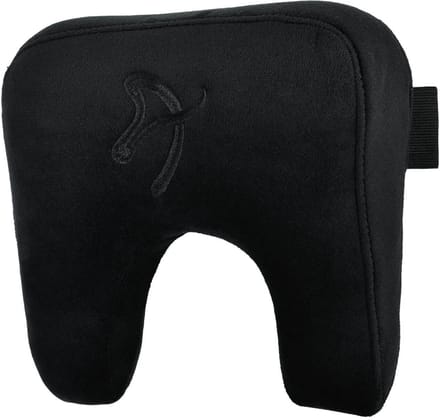 Arozzi Nekkussen voor Stoel - Memory Foam - Velours - Zwart