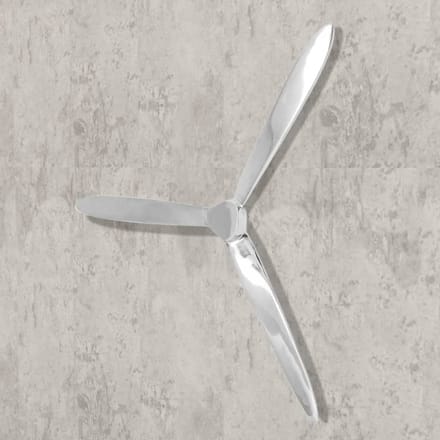 vidaXL - Propeller - voor - aan - de - muur - 70 - cm - aluminium - zilver