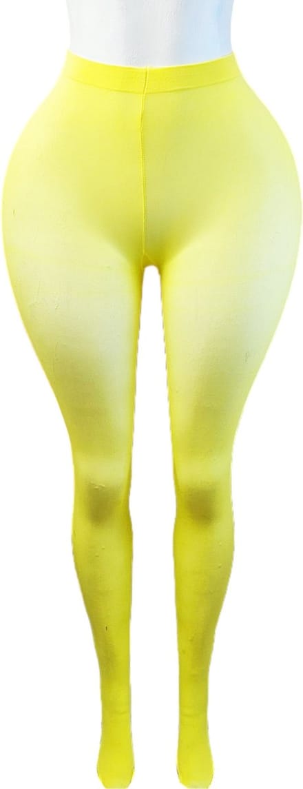 BamBella ® - Panty - onesize - maillot pantys Dames - Onesize - fel geel