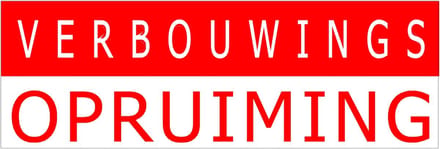 Raambiljet Verbouwingsopruiming