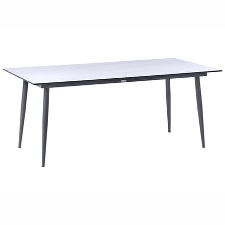 SOVARETO - Tuintafel - Donkergrijs - HPL/Aluminium
