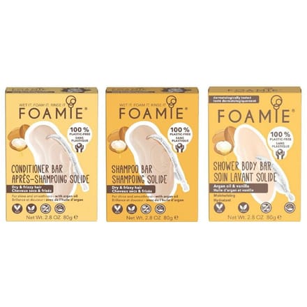 Pluizig haar pakket Foamie Bar Kiss Me Argan